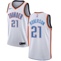 Nike Oklahoma City Thunder #21 Andre Roberson White Youth NBA Swingman Association Edition Jersey