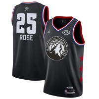 Nike Minnesota Timberwolves #25 Derrick Rose Black Youth NBA Jordan Swingman 2019 All-Star Game Jersey