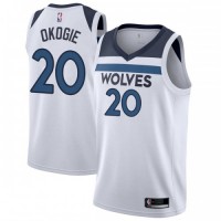 Nike Minnesota Timberwolves #20 Josh Okogie White Youth NBA Swingman Association Edition Jersey