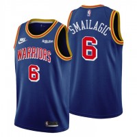 Golden State Golden State Warriors #6 Alen Smailagic Youth Nike Releases Classic Edition NBA 75th Anniversary Jersey Blue