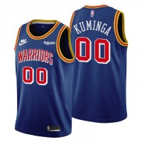 Golden State Golden State Warriors #00 Jonathan Kuminga Youth Nike Releases Classic Edition NBA 75th Anniversary Jersey Blue