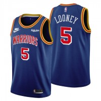 Golden State Golden State Warriors #5 Kevon Looney Youth Nike Releases Classic Edition NBA 75th Anniversary Jersey Blue