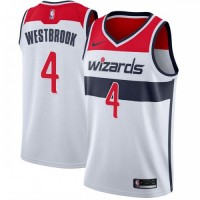 Nike Washington Wizards #4 Russell Westbrook White Youth NBA Swingman Association Edition Jersey
