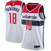 Nike Washington Wizards #18 Anzejs Pasecniks White Association Edition Youth NBA Swingman Jersey