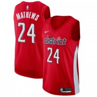 Nike Washington Wizards #24 Garrison Mathews Red Youth NBA Swingman Earned Edition Jersey