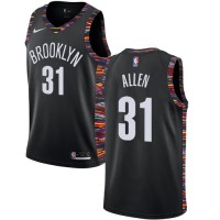 NikeBrooklyn Nets #31 Jarrett Allen Black NBA Swingman City Edition 2018/19 Jersey