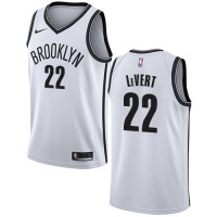 NikeBrooklyn Nets #22 Caris LeVert White NBA Swingman Association Edition Jersey