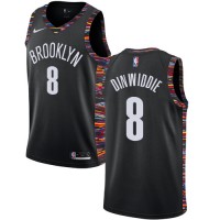 NikeBrooklyn Nets #8 Spencer Dinwiddie Black NBA Swingman City Edition 2018/19 Jersey