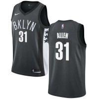 NikeBrooklyn Nets #31 Jarrett Allen Gray NBA Swingman Statement Edition Jersey