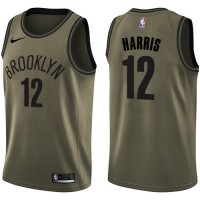 NikeBrooklyn Nets #12 Joe Harris Green NBA Swingman Salute to Service Jersey