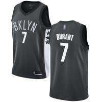 NikeBrooklyn Nets #7 Kevin Durant Gray NBA Swingman Statement Edition Jersey