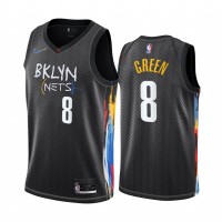 NikeBrooklyn Nets #8 Jeff Green Black NBA Swingman 2020-21 City Edition Jersey