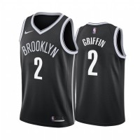 NikeBrooklyn Nets #2 Blake Griffin Black NBA Swingman Icon Edition Jersey