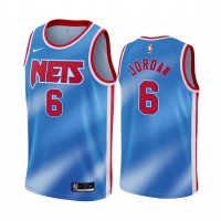 NikeBrooklyn Nets #6 DeAndre Jordan Blue NBA Swingman Classic Edition Jersey