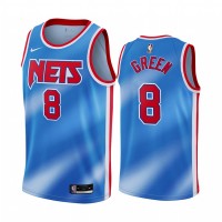 NikeBrooklyn Nets #8 Jeff Green Blue NBA Swingman Classic Edition Jersey