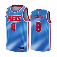 NikeBrooklyn Nets #8 Patty Mills Blue NBA Swingman Classic Edition Jersey