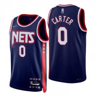 BrooklynBrooklyn Nets #0 Jevon Carter Men's Nike Navy 2021/22 Swingman NBA Jersey - City Edition