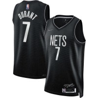NikeBrooklyn Nets #7 Kevin Durant Men's Black Select Series Rookie of the Year - Swingman Jersey