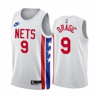 NikeBrooklyn Nets #9 Goran Dragic White NBA 2022-23 Men's Classic Edition Jersey