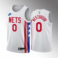NikeBrooklyn Nets #0 Russell Westbrook White NBA 2022-23 Men's Classic Edition Jersey