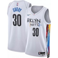 BrooklynBrooklyn Nets #30 Seth Curry Unisex Nike White 2022-23 Swingman Jersey - City Edition