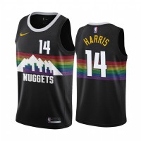 Nike Denver Nuggets #14 Gary Harris Men's 2019-20 Black City Edition NBA Jersey
