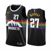 Nike Denver Nuggets #27 Jamal Murray Men's 2019-20 Black City Edition NBA Jersey