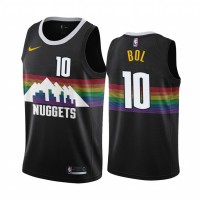 Nike Denver Nuggets #10 Bol Bol Men's 2019-20 Black City Edition NBA Jersey
