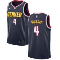 Nike Denver Nuggets #4 Paul Millsap Navy NBA Swingman Icon Edition Jersey