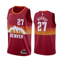 Nike Denver Nuggets #27 Jamal Murray Red NBA Swingman 2020-21 City Edition Jersey