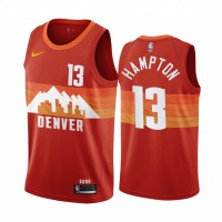 Nike Denver Nuggets #13 R.J. Hampton Red NBA Swingman 2020-21 City Edition Jersey