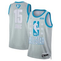 Denver Nuggets #15 Nikola Jokic Jordan Brand 2022 NBA All-Star Game Swingman Jersey - Gray