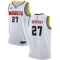 Nike Denver Nuggets #27 Jamal Murray White NBA Swingman Association Edition Jersey