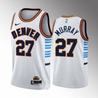 Denver Denver Nuggets #27 Jamal Murray White NBA 2022-23 Men's City Edition Jersey