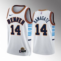 Denver Denver Nuggets #14 Ismael Kamagate White NBA 2022-23 Men's City Edition Jersey