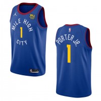 Denver Denver Nuggets #1 Michael Porter Jr. Navy Men's 2022-23 NBA Nike Statement Edition Jersey