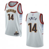 Denver Denver Nuggets #14 Ish Smith Unisex Nike Silver 2022-23 Swingman Jersey - City Edition