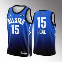 Denver Denver Nuggets #15 Nikola Jokic Nike Blue 2023 NBA All-Star Game Jersey