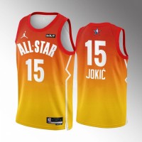 Denver Denver Nuggets #15 Nikola Jokic Nike Red 2023 NBA All-Star Game Jersey