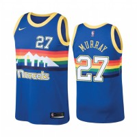Nike Denver Nuggets #27 Jamal Murray Hardwood Classic Blue NBA Jersey