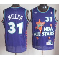 Indiana Pacers #31 Reggie Miller Purple 1995 All-Star Throwback Stitched NBA Jersey