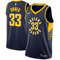 Nike Indiana Pacers #33 Myles Turner Navy Blue NBA Swingman Icon Edition Jersey