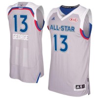 Indiana Pacers #13 Paul George Gray 2017 All-Star Stitched NBA Jersey