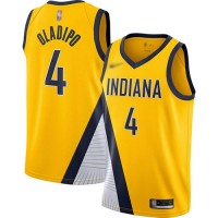 Nike Indiana Pacers #4 Victor Oladipo Gold NBA Swingman Statement Edition 2019/2020 Jersey