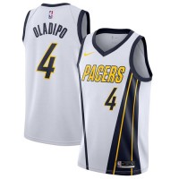 Nike Indiana Pacers #4 Victor Oladipo White NBA Swingman Earned Edition Jersey