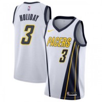 Nike Indiana Pacers #3 Aaron Holiday White NBA Swingman Earned Edition Jersey
