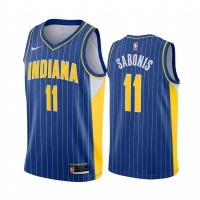 Nike Indiana Pacers #11 Domantas Sabonis Blue NBA Swingman 2020-21 City Edition Jersey