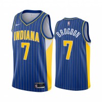 Nike Indiana Pacers #7 Malcolm Brogdon Blue NBA Swingman 2020-21 City Edition Jersey