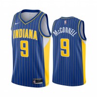 Nike Indiana Pacers #9 T.J. McConnell Blue NBA Swingman 2020-21 City Edition Jersey