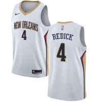 Nike New Orleans Pelicans #4 JJ Redick White NBA Swingman Association Edition Jersey
